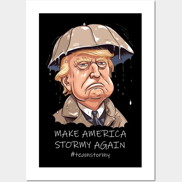 Make America Stormy Again Wall Art by vectrus